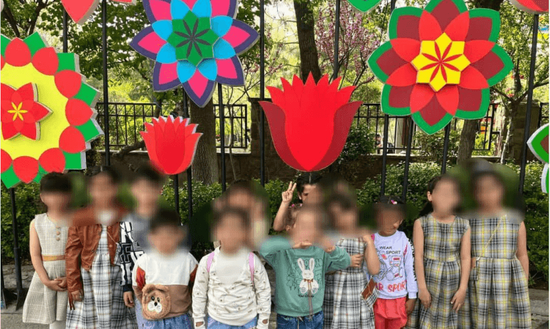 اردوی بهاری کودکان مهرآفرین در باغ لاله‌ها برگزار شد