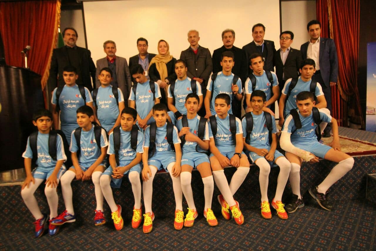 مراسم استعداد یابی نوجوانان فوتبالیست مهرآفرین