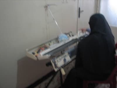 راه اندازی واحد کارگاه خانگی مددجوی تحت حمایت مهرافرین