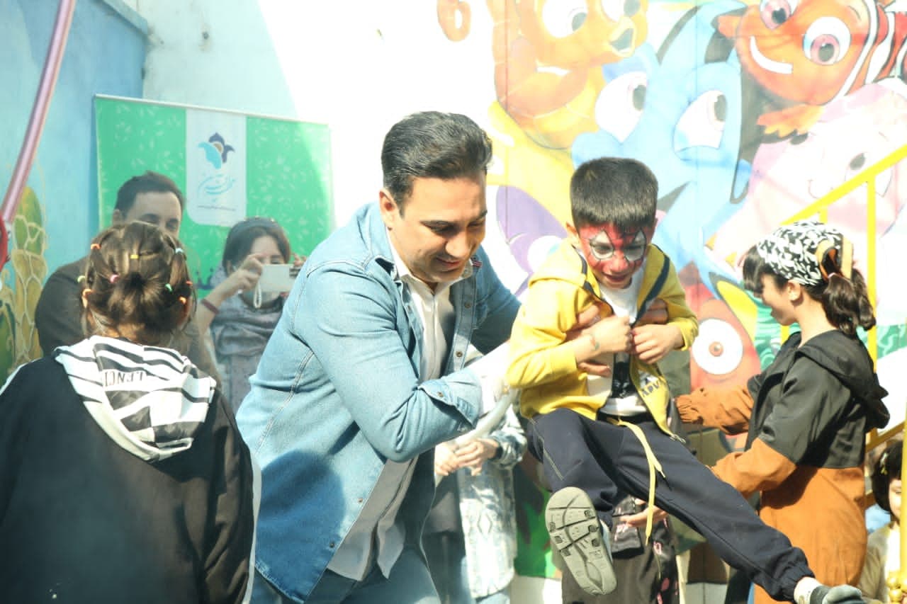 حضور شاهین صمدپور و امیرحسین رستمی در جشن 